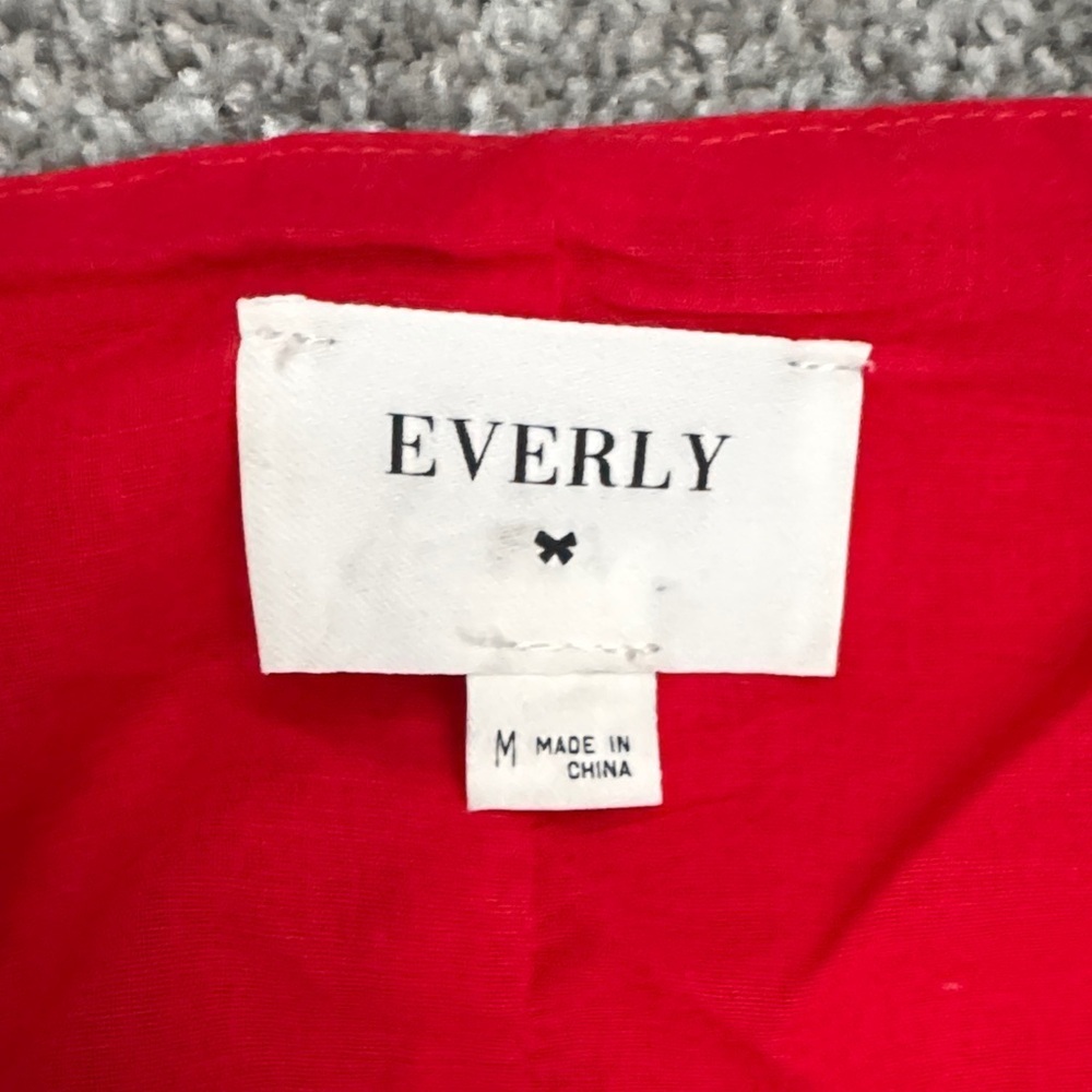 Everly Red Ruffle Super Adjustable Dress - Picture 4 of 4